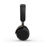Jabra Evolve3 75 on-ear headset Zwart, Unified Communications (UC), Link390 USB-A