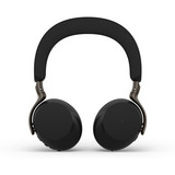 Jabra Evolve3 75 on-ear headset Zwart, Unified Communications (UC), Link390 USB-A