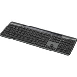 Logitech Signature Slim Solar+, toetsenbord Donkergrijs, BE Lay-out