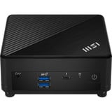 MSI Cubi 5 12M-001EU pc-systeem Zwart | Core i7-1255U | Iris Xe Graphics | 16 GB | 512 GB SSD