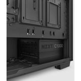 NZXT C1000, 1000 Watt voeding  Zwart, 6x PCIe, Kabel-Management