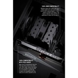 Noctua Noctua NH-D9L chromax.black CPU-koeler Zwart, 4-pin PWM-aansluiting