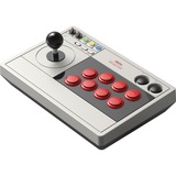 8BitDo Arcade Stick joystick Grijs, Switch 1, Switch 2, Pc, Bluetooth / 2.4G / USB-C
