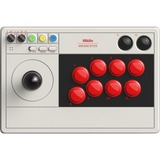 8BitDo Arcade Stick joystick Grijs, Switch 1, Switch 2, Pc, Bluetooth / 2.4G / USB-C
