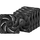 ARCTIC P12 Pro PST case fans Zwart, 5 stuks, 120 x 120 x 25 mm, PWM