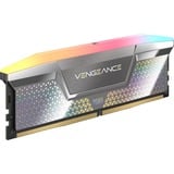 Corsair 48 GB DDR5-8400 Kit werkgeheugen Zilver, CMHC48GX5M2X8400C40, Vengeance RGB, XMP
