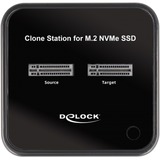 DeLOCK M.2 Docking Station voor 2x M.2 NVMe PCIe SSD's Zwart