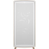 Fractal Design Summit Chalk White Solid midi tower behuizing Wit/houtkleur | 2x USB-A | 1x USB-C