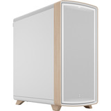 Fractal Design Summit Chalk White Solid midi tower behuizing Wit/houtkleur | 2x USB-A | 1x USB-C