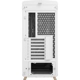Fractal Design Summit Chalk White Solid midi tower behuizing Wit/houtkleur | 2x USB-A | 1x USB-C