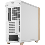 Fractal Design Summit Chalk White Solid midi tower behuizing Wit/houtkleur | 2x USB-A | 1x USB-C