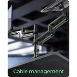 ICY BOX IB-MS622-T monitorarm Zwart