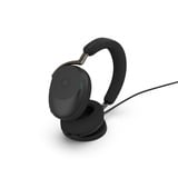 Jabra Evolve3 85 over-ear headset Zwart, Unified Communications (UC), Link390 USB-C