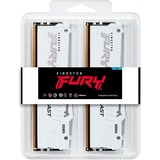 Kingston FURY 64 GB DDR5-6000 Kit werkgeheugen Wit, KF560C30BWAK2-64, Fury Beast RGB, XMP