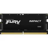 Kingston FURY Impact 16 GB DDR5-5600 (1x 16 GB) laptopgeheugen Zwart, KF556S40IB-16, SO-DIMM