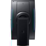 SAMSUNG Odyssey Ark G97NC 55" 4K UHD curved gaming monitor Zwart, 3x HDMI, DisplayPort, 2x USB-A, 2x USB-B, 2x USB-C, Wi-Fi 5, BT, RJ-45, 165 Hz