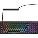 Sharkoon SKILLER SGK50 S2 RGB mechanisch gaming toetsenbord Zwart, BE lay-out (AZERTY), Gateron Red, 96%, Hot-swappable