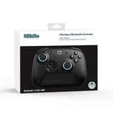 8BitDo Ultimate 2 Bluetooth Controller Zwart, Pc, Switch 2, Bluetooth / USB-C / 2.4 GHz
