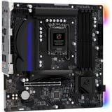 ASRock B760M PG RIPTIDE socket 1700 moederbord Zwart/blauw, RAID, 2.5 Gb-LAN, Sound, µATX