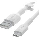 Belkin BOOSTCHARGE Flex USB-A/USB-C-kabel Wit, 1 meter