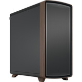 Fractal Design Summit Black Solid midi tower behuizing Zwart/houtkleur | 2x USB-A | 1x USB-C
