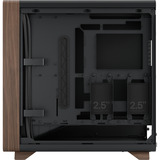 Fractal Design Summit Black Solid midi tower behuizing Zwart/houtkleur | 2x USB-A | 1x USB-C
