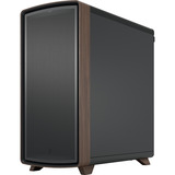 Fractal Design Summit Black Solid midi tower behuizing Zwart/houtkleur | 2x USB-A | 1x USB-C