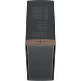 Fractal Design Summit Black Solid midi tower behuizing Zwart/houtkleur | 2x USB-A | 1x USB-C