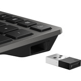 HP 720 draadloos toetsenbord en muis desktopset Zwart, BE lay-out (AZERTY), 100%, 1600 dpi - 4000 dpi