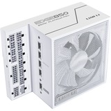 Lian Li EDGE850, 850 Watt voeding  Wit, 3x PCIe, kabelmanagement, 4x USB