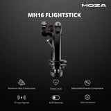 MOZA MOZA MH16 Flightstick joystick Zwart