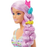 Mattel Barbie Zeemeerminpop met fantasiehaar van 18 cm 