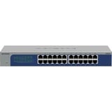 Netgear GS524 24-poorts Gigabit Ethernet unmanaged switch Grijs/blauw