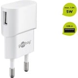 goobay 5W USB-A oplader Wit, 1x USB-A