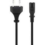 goobay Eurostekker naar C7 kabel Zwart, 1,8  meter