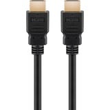 goobay High Speed HDMI 2.0 kabel met Ethernet Zwart, 2 meter