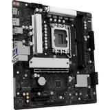 ASRock B860M-X socket 1851 moederbord Zwart/zilver, RAID, 2.5 Gb-LAN, Sound, µATX