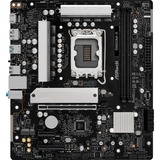 ASRock B860M-X socket 1851 moederbord Zwart/zilver, RAID, 2.5 Gb-LAN, Sound, µATX