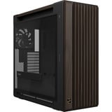 ASUS ProArt PA602 Wood Edition Retro Brown - Tempered Glass Panel big tower behuizing Bruin/houtkleur | 4x USB-A | 1x USB-C | Tempered Glass