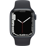Apple Watch Series 7 smartwatch Zwart/donkerblauw, 41 mm, Aluminium, Wifi