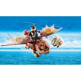 PLAYMOBIL Dragons - Dragon Racing: Vissenpoot en Speknekje Constructiespeelgoed 70729