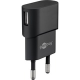 goobay 5W USB-A oplader Zwart, 1x USB-A