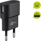 goobay 5W USB-A oplader Zwart, 1x USB-A