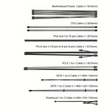 ASUS Prime Gold modulaire 750 watt voeding  Wit, 1x 12V-2x6, 3x PCIe