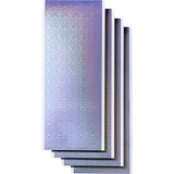 Cricut Joy Smart Label - Permanent - Writable Holographic Silver stickerfolie Hoogglans zilver, 33 cm