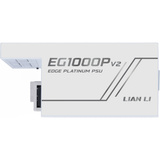 Lian Li Edge Platinum V2 1000 watt voeding  Wit, 1x 12V-2x6, 1x PCIe