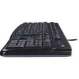 Logitech Keyboard K120 for business Zwart, EU lay-out (QWERTY), Rubberdome, 100%
