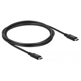 DeLOCK USB4 Gen 2x2 kabel Zwart, 2 meter