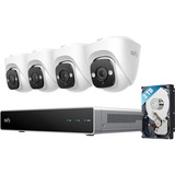Eufy PoE NVR Security System E41 beveiligingscamera Wit, 4x PoE Turret Cameras