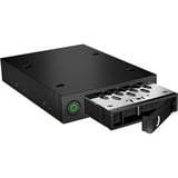 ICY BOX IB-2212U2 wisselframe Zwart, U.2 NVMe, SATA, SAS